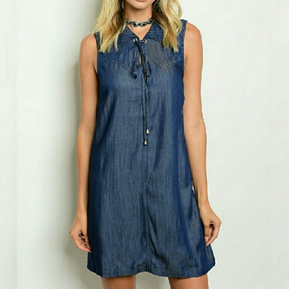 Chambray Dress🖤